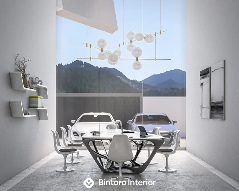 Futuristic Dining Area