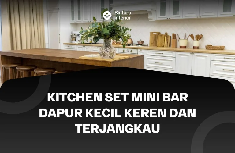 Kitchen Set Mini Bar Dapur Kecil