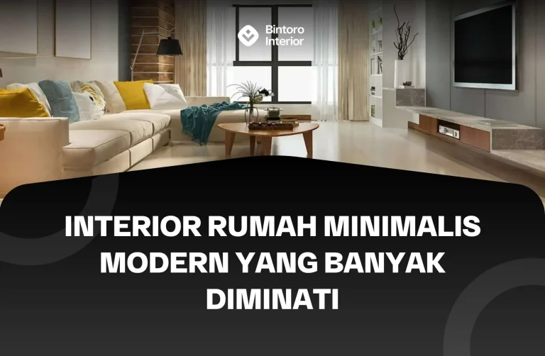 Interior Rumah Minimalis Modern