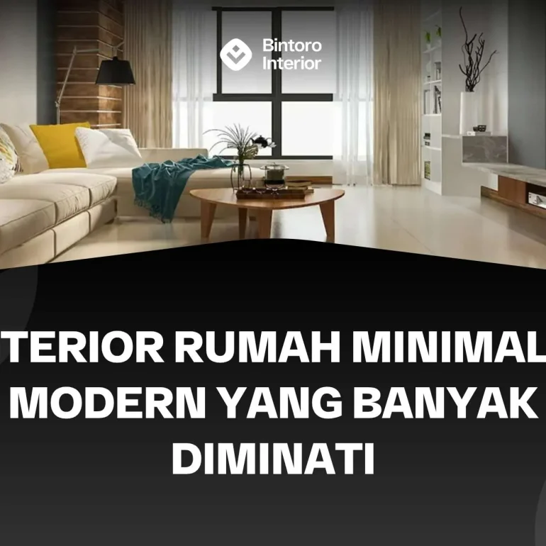 Interior Rumah Minimalis Modern