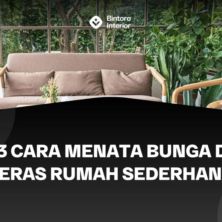Cara Menata Bunga di Teras Rumah Sederhana