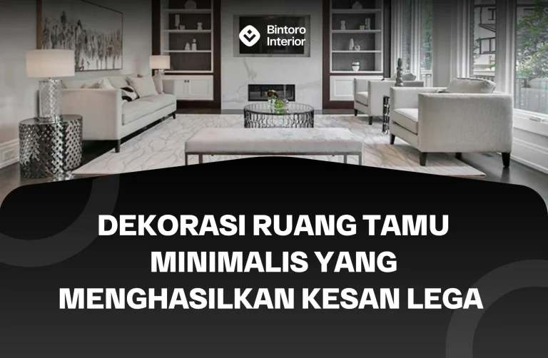 Dekorasi Ruang Tamu Minimalis