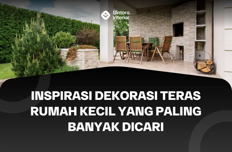 Dekorasi Teras Rumah Kecil