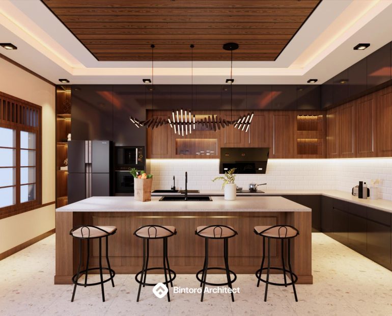 Dapur minimalis modern mewah