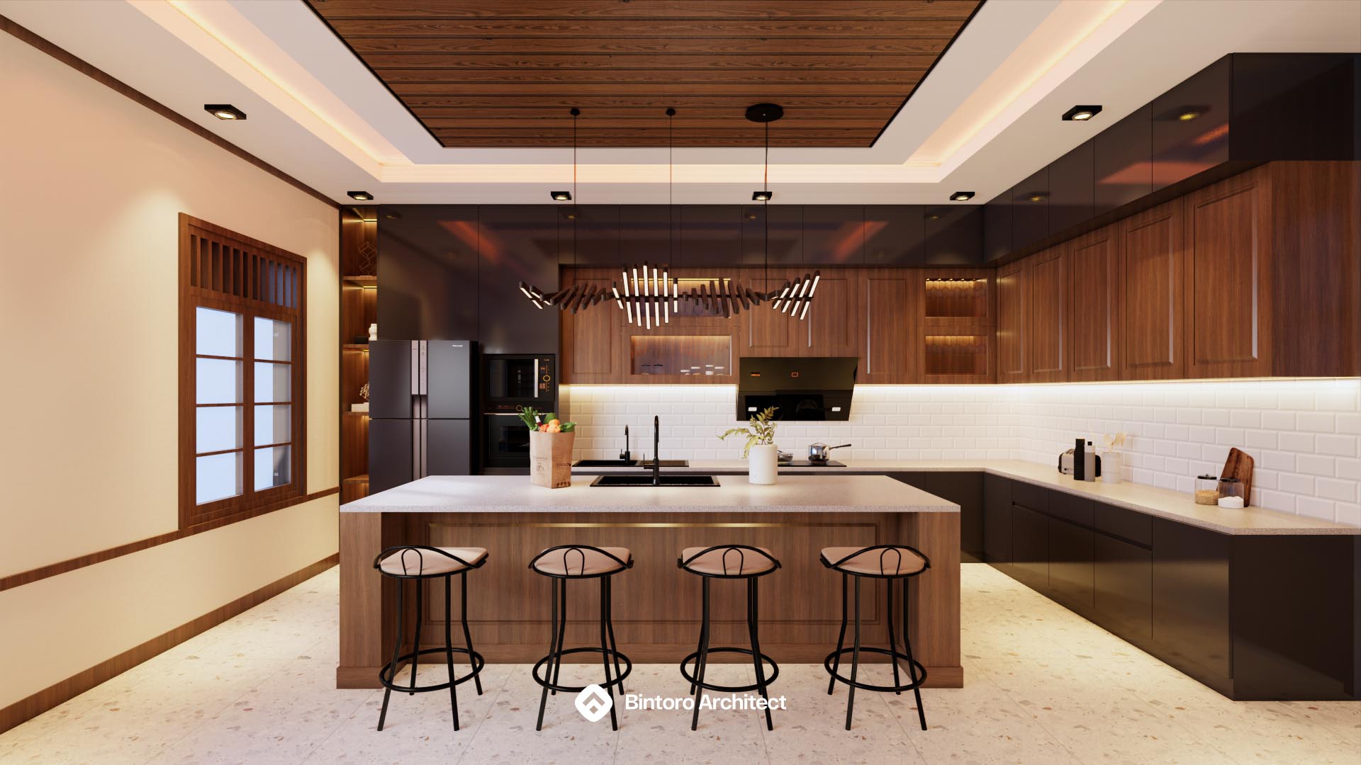 Dapur minimalis modern mewah