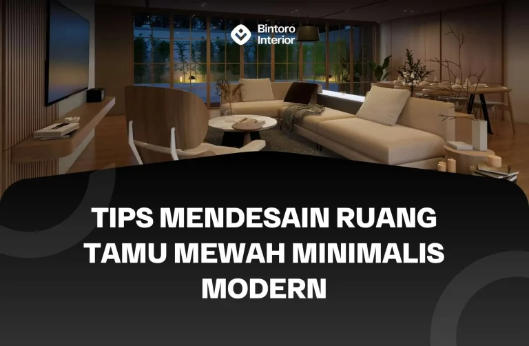 Ruang Tamu Mewah Minimalis Modern