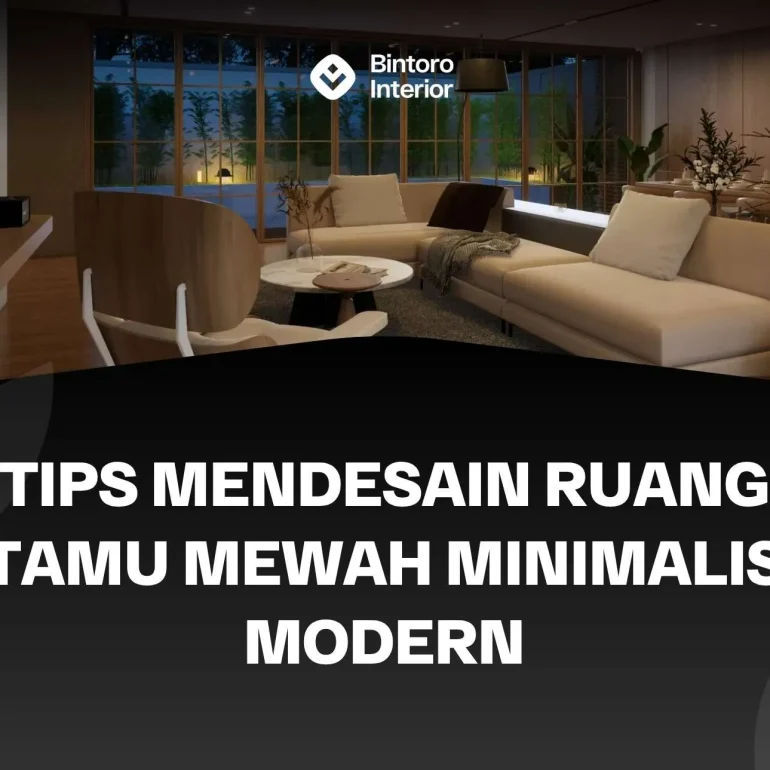 Ruang Tamu Mewah Minimalis Modern