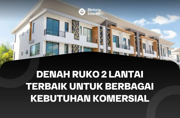 Denah Ruko 2 Lantai Terbaik