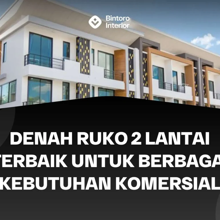 Denah Ruko 2 Lantai Terbaik