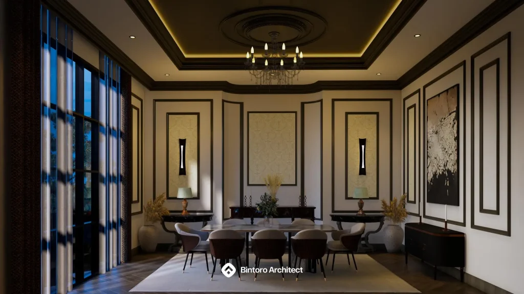 Interior Rumah Mewah Klasik Modern