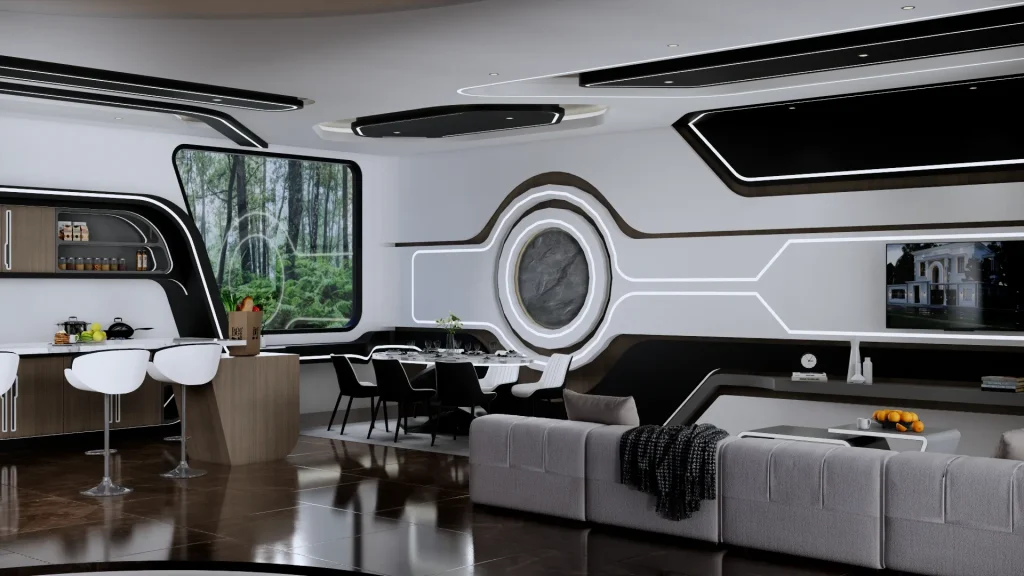 Interior Rumah Mewah 1 Lantai