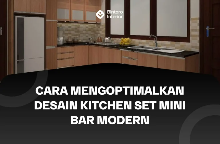 Kitchen Set Mini Bar Modern