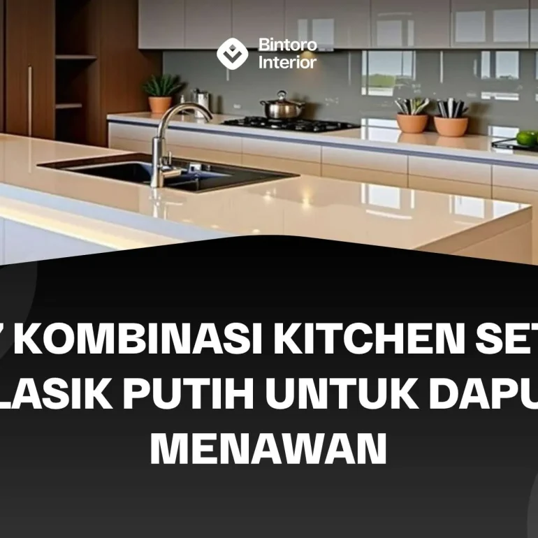 Kitchen Set Klasik Putih