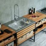 Kitchen set industrial minimalis