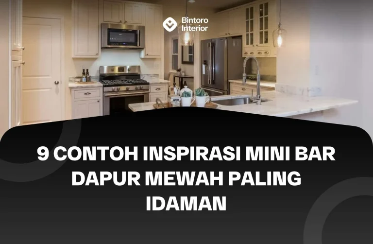 Mini Bar Dapur Mewah
