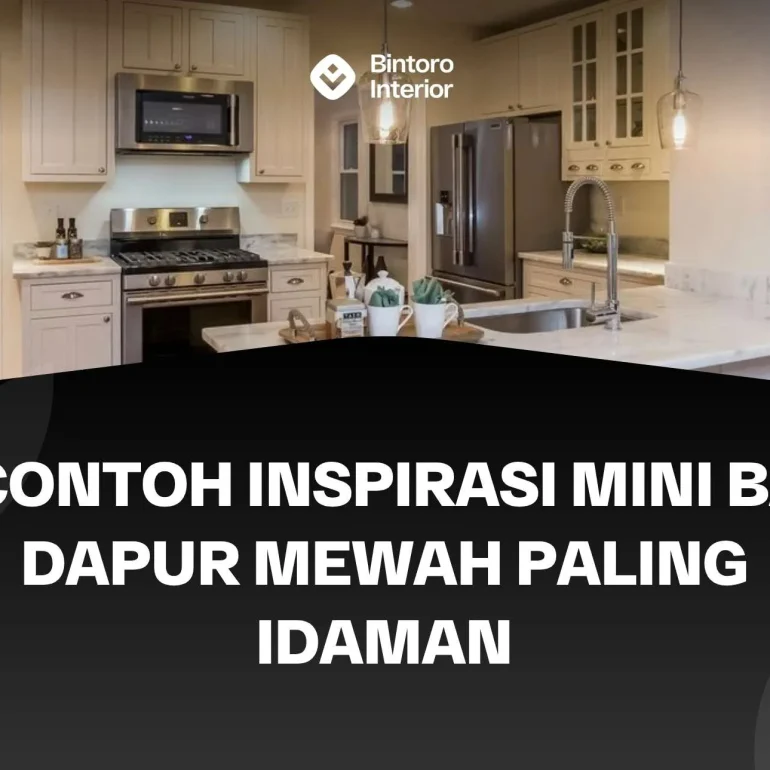 Mini Bar Dapur Mewah