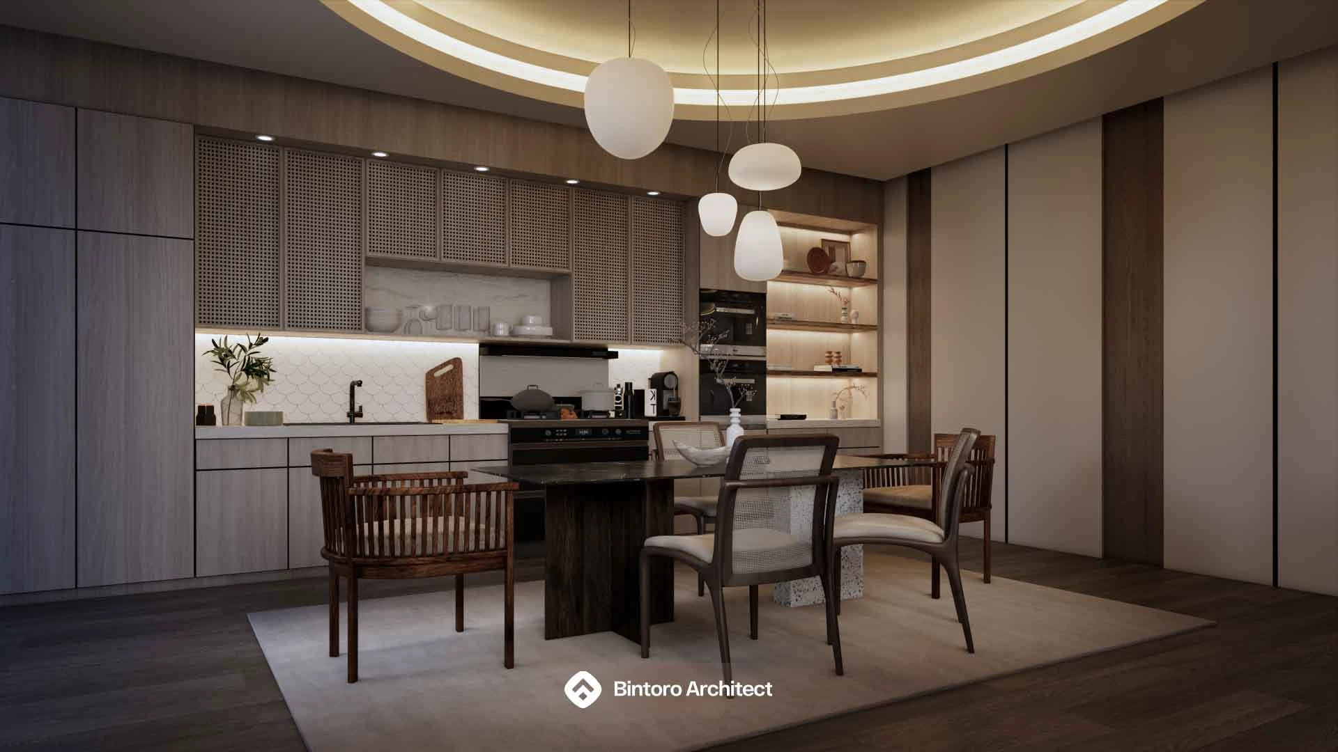 Desain Dapur Mewah Elegan