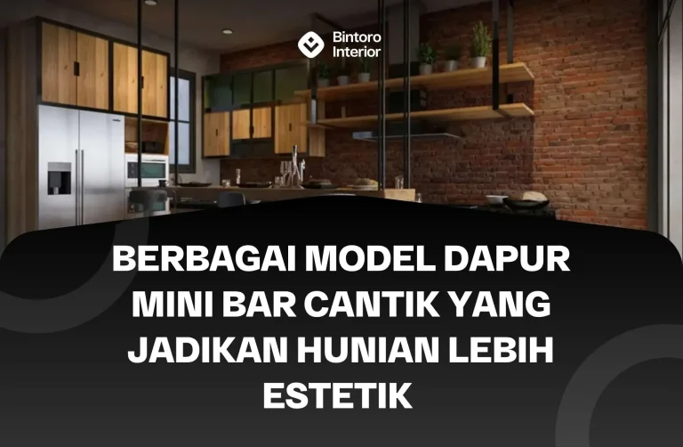 Dapur Mini Bar Cantik