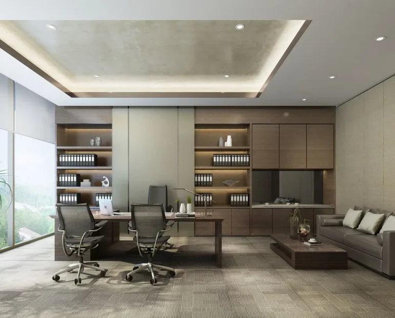 Desain Interior Ruang Kerja Direktur