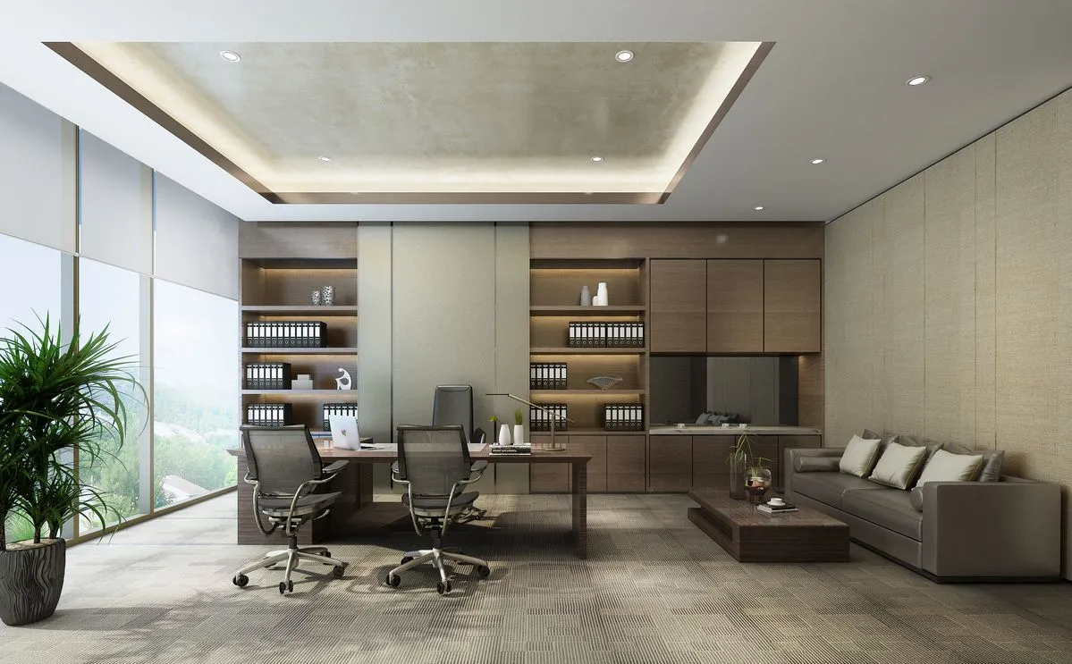 Desain Interior Ruang Kerja Direktur