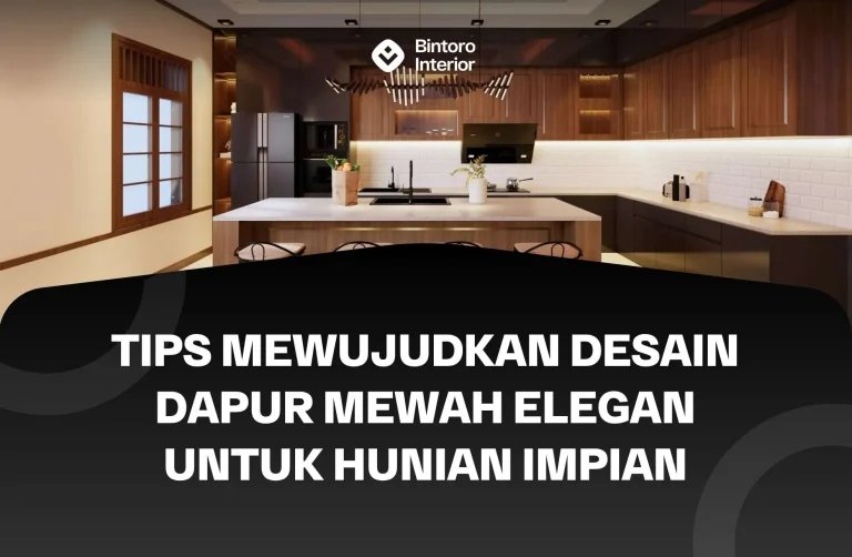 Desain Dapur Mewah Elegan