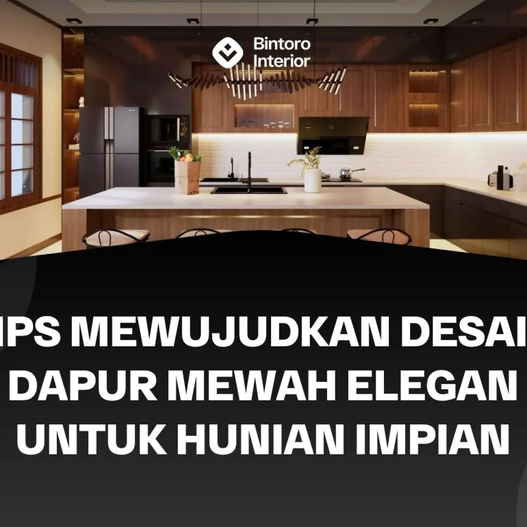 Desain Dapur Mewah Elegan