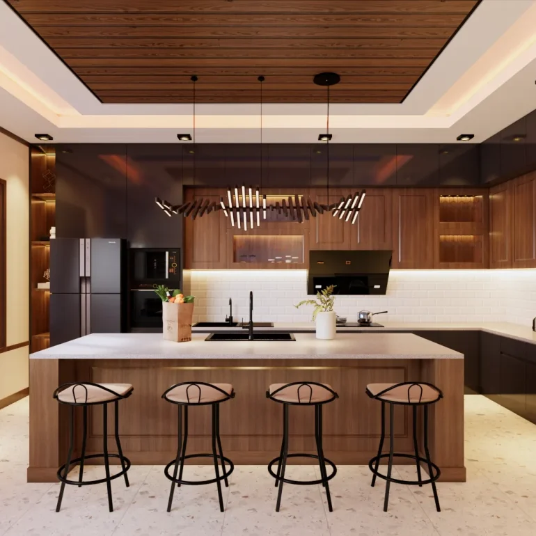 Desain Dapur Mewah Elegan