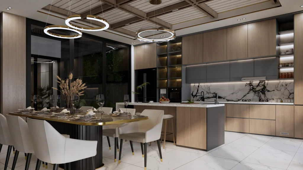 Desain Dapur Mewah Elegan