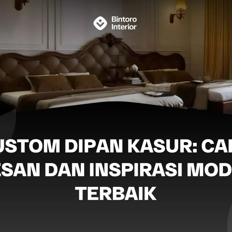 Custom Dipan Kasur