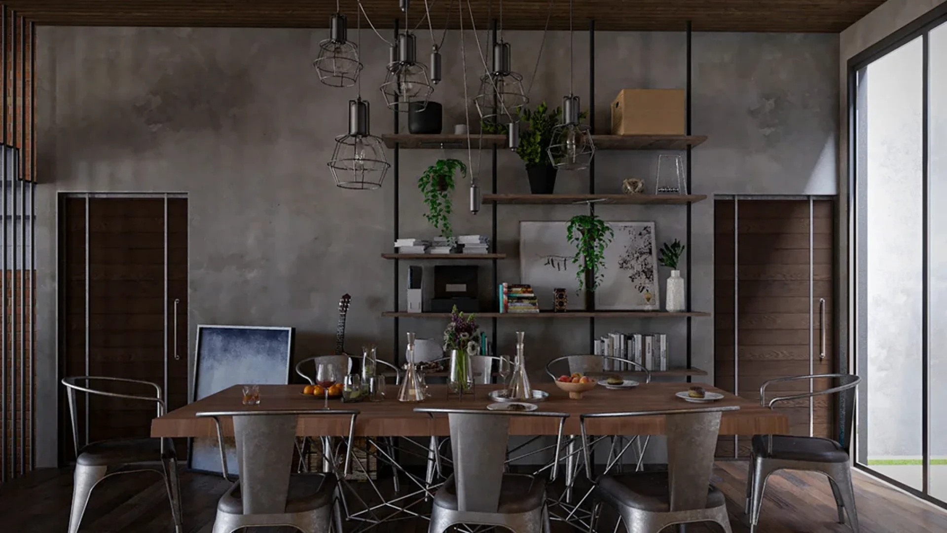 Kitchen and Dining Industrial Style