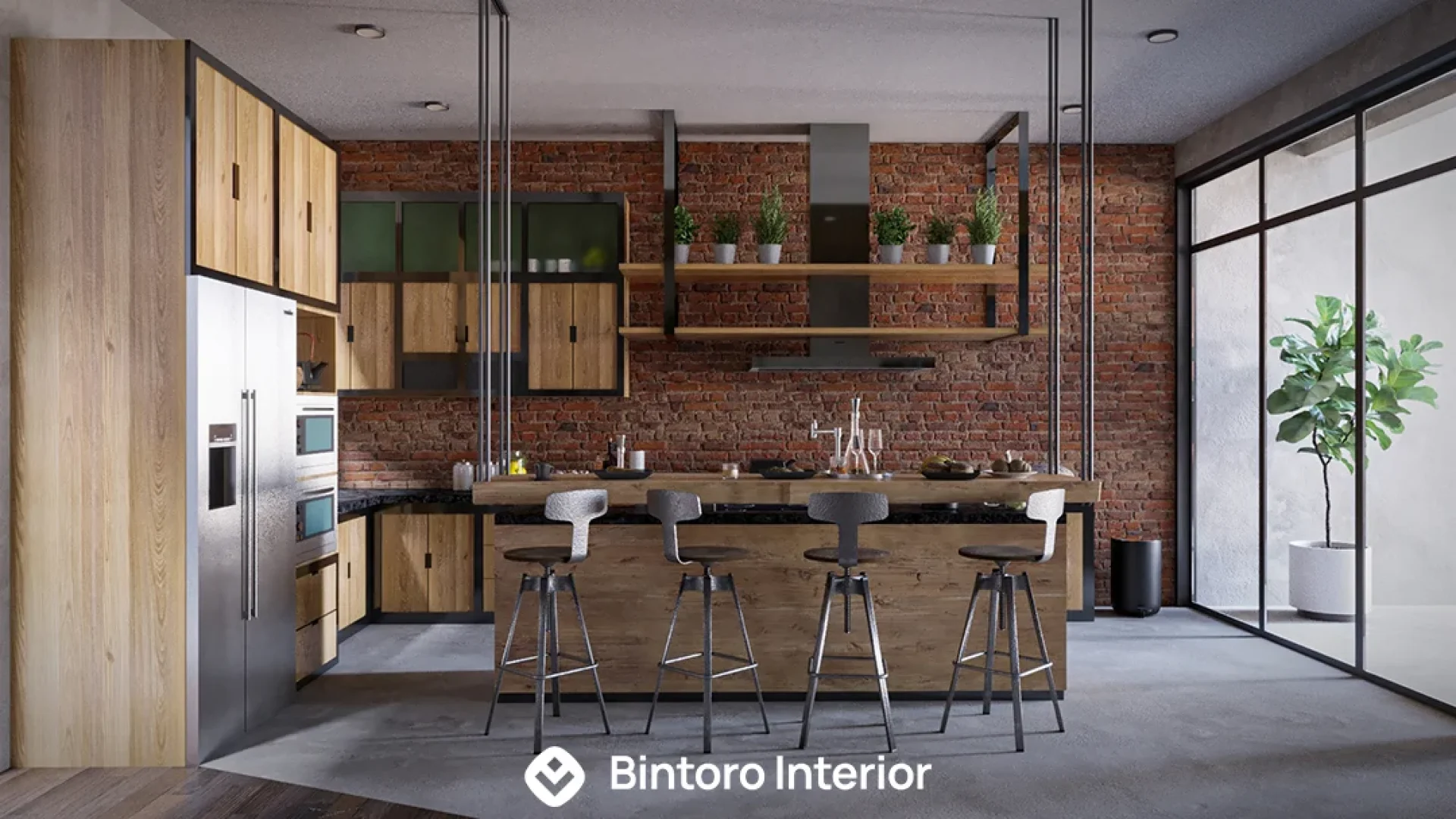 Kitchen and Dining Industrial Style