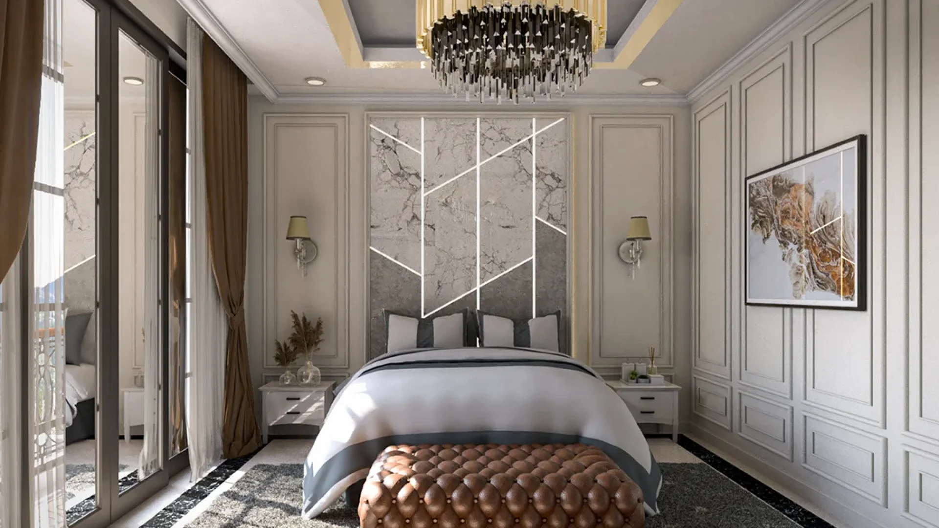 Project Bedroom European Classic Style