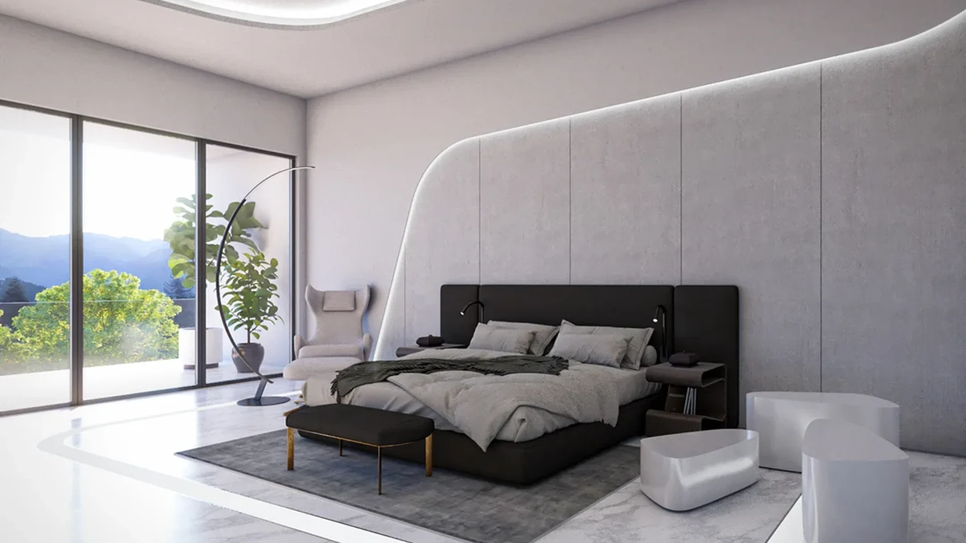 Project Guest Room Futuristic Style