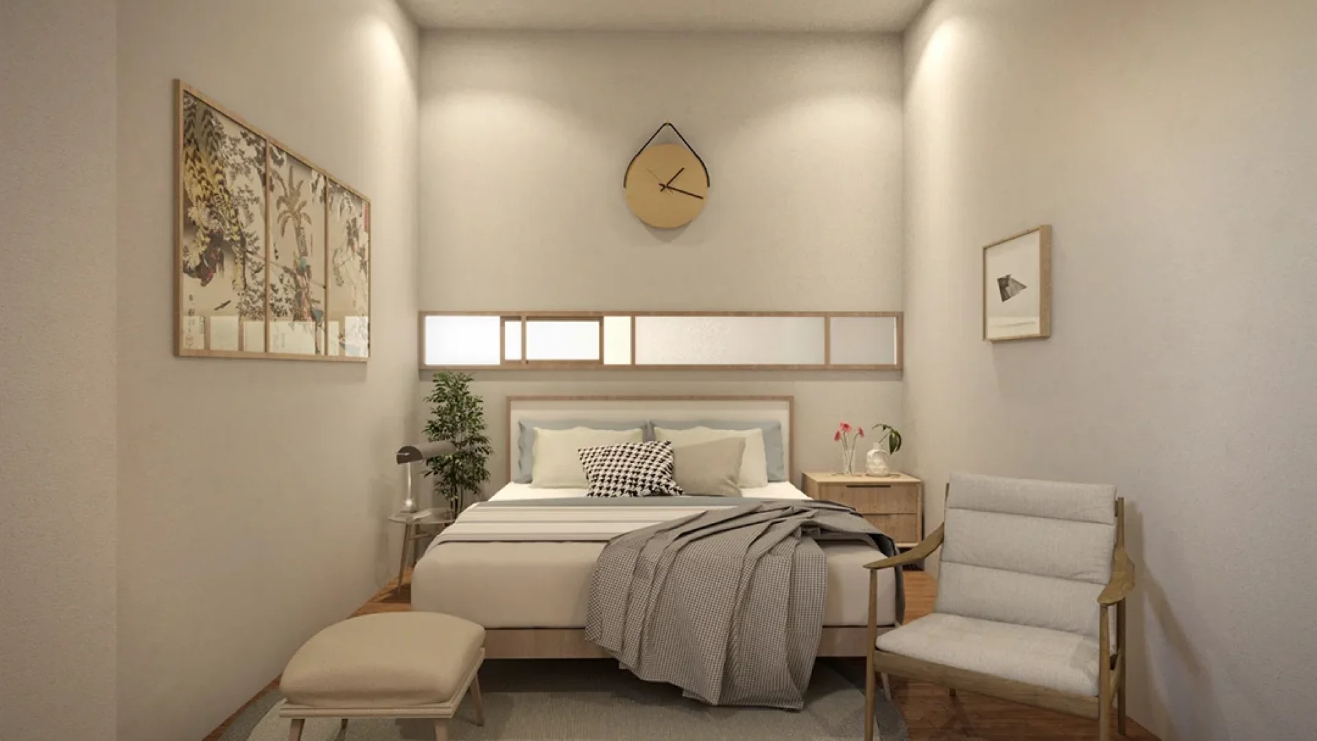 Project Guest Room Japandi Style