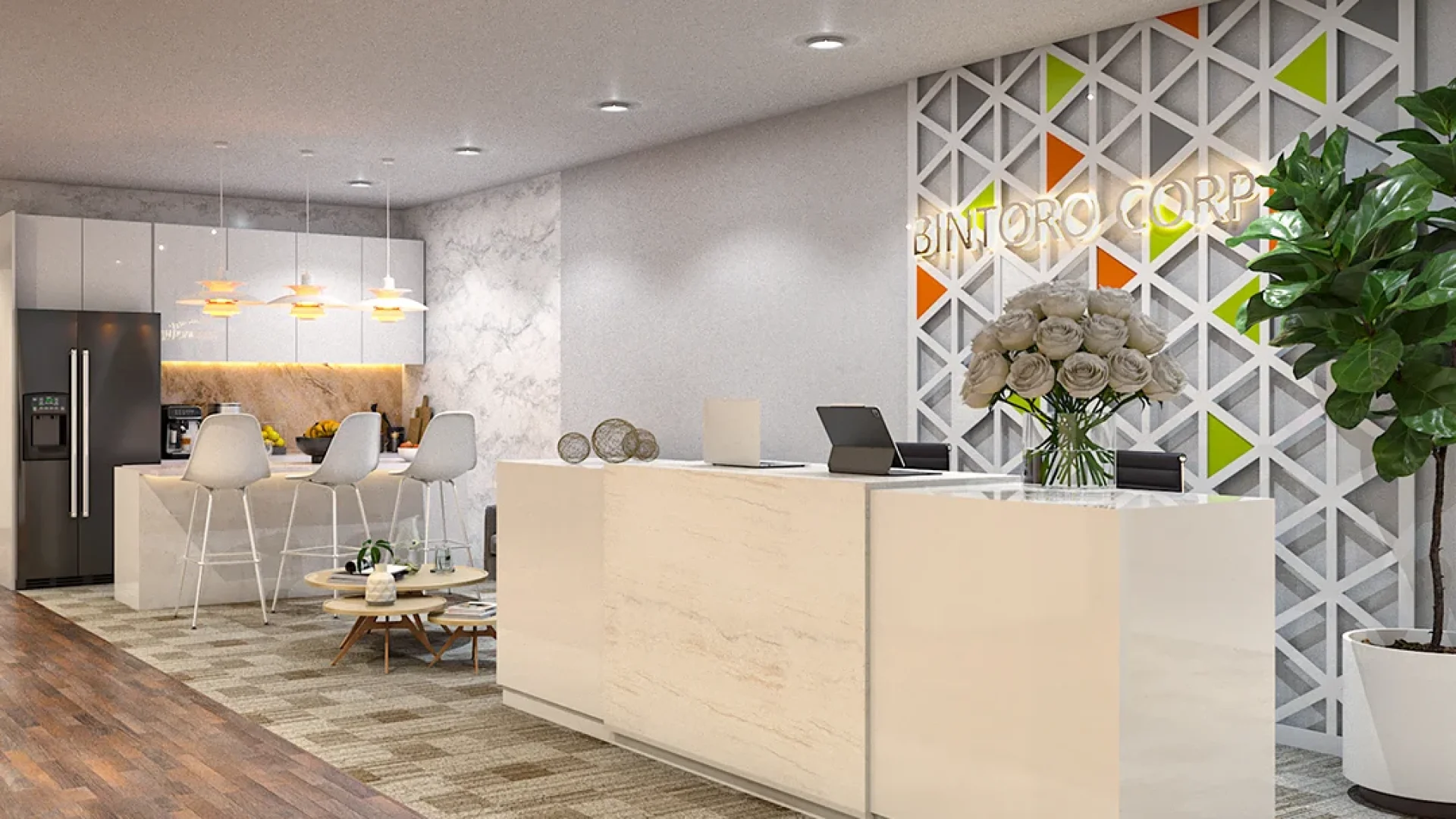 Project Interior Kantor Kontemporer