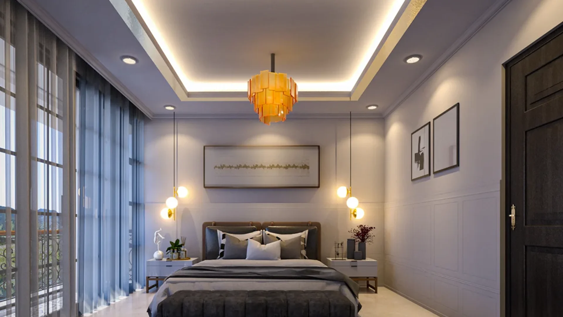 Project Kids Bedroom European Classic Style