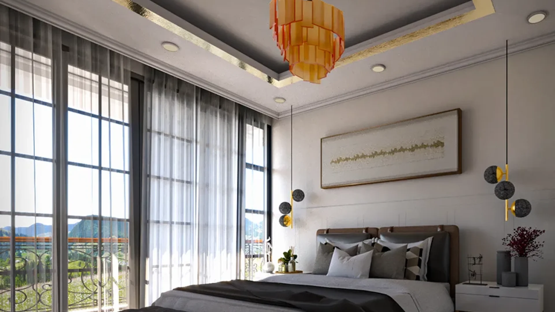 Project Kids Bedroom European Classic Style