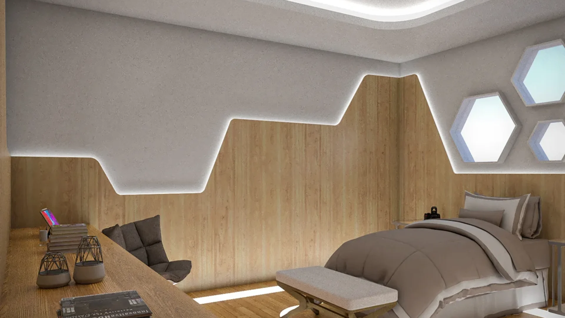 Project Kids Bedroom Futuristic Style