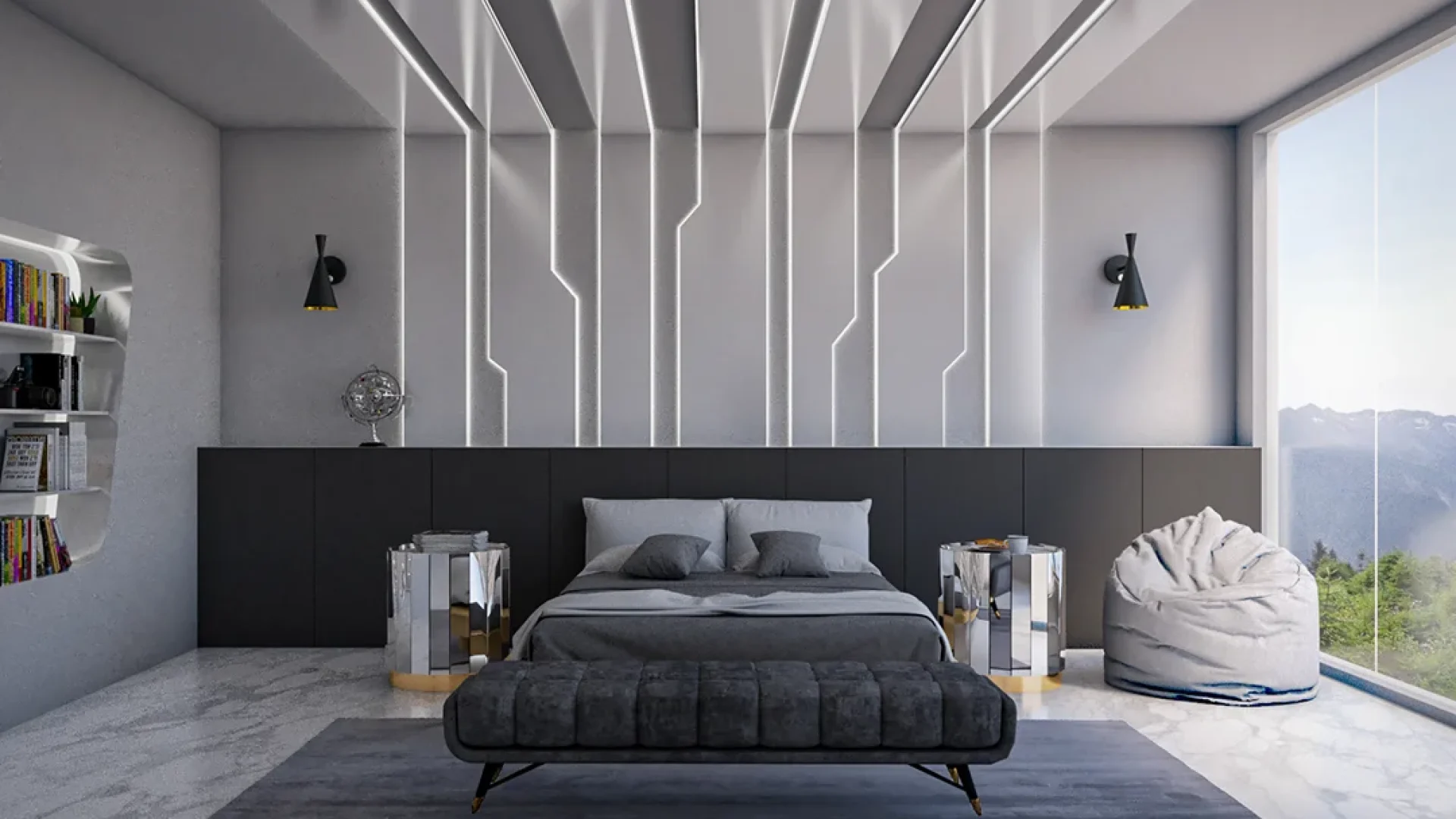 Project Kids Bedroom Futuristic Style