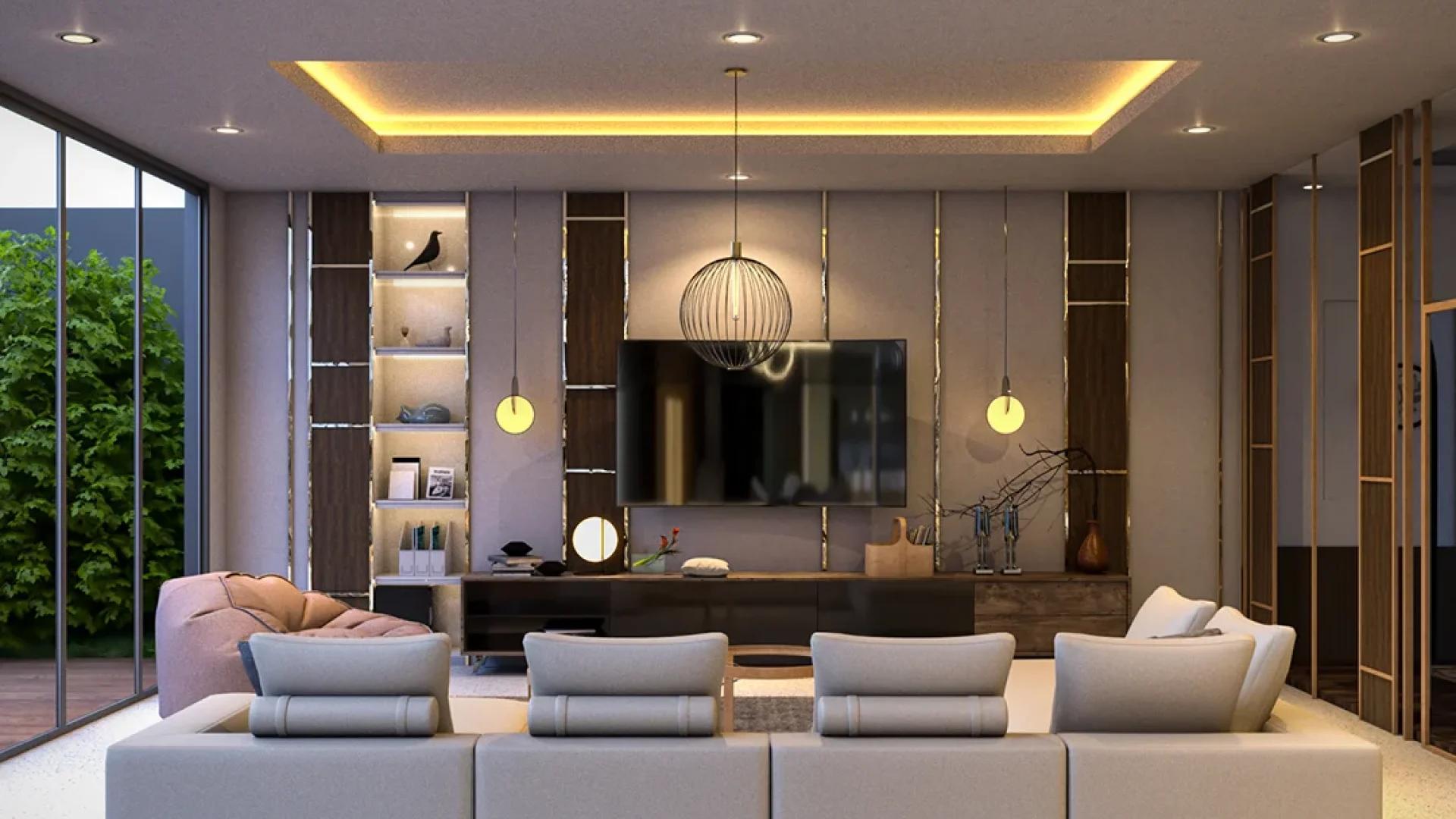 Project Living Room Contemporary Style