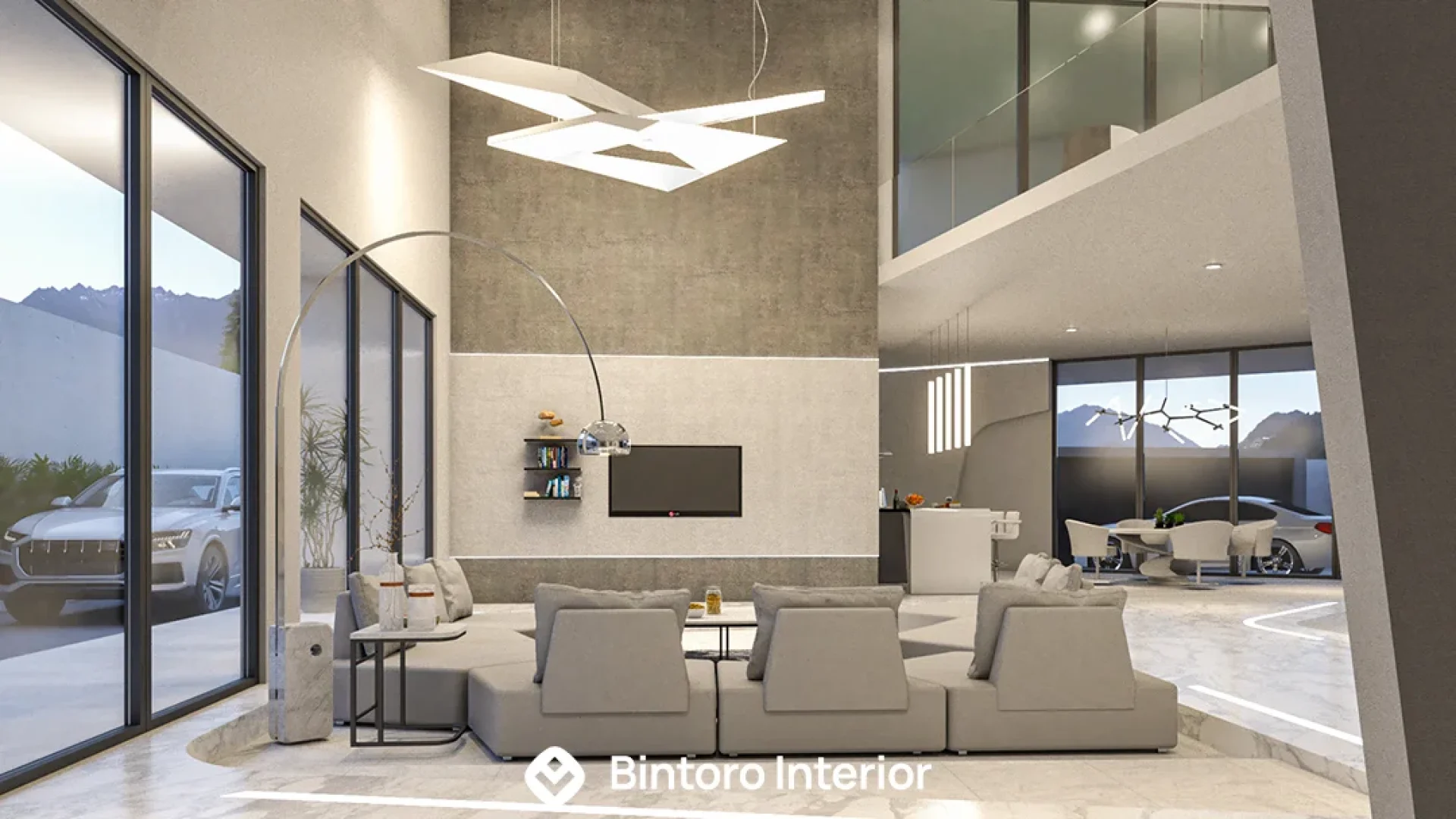 Project Living Room Futuristic Style