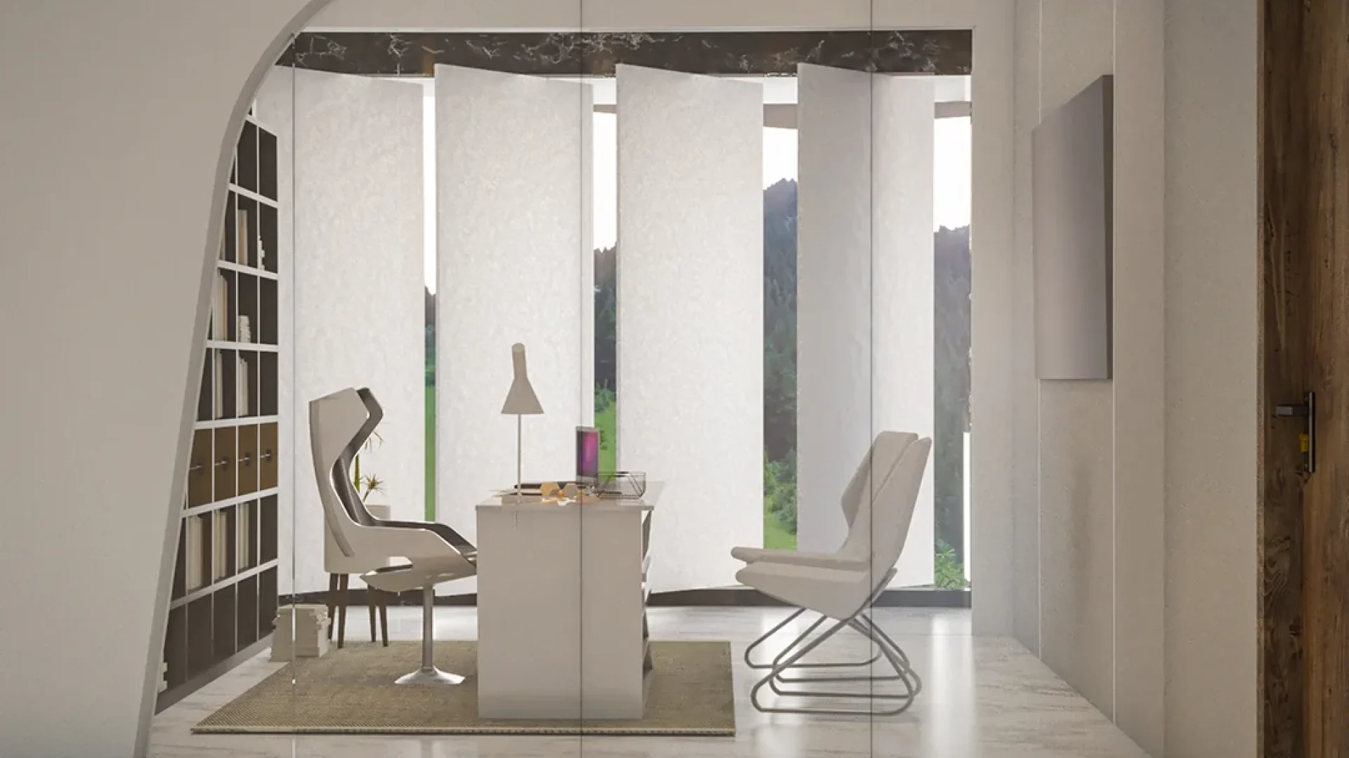 Project Working Room Futuristic Style